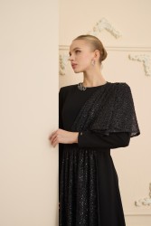 HAZEL ELBİSE SİYAH - Thumbnail