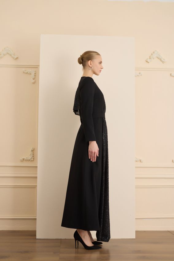 HAZEL ELBİSE SİYAH