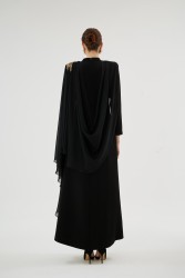 HELIA SİYAH ELBİSE - Thumbnail