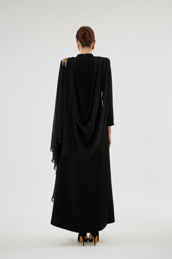 HELIA SİYAH ELBİSE