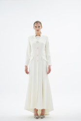 HEMERA EKRU ELBİSE - Thumbnail