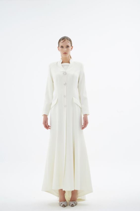  - HEMERA EKRU ELBİSE