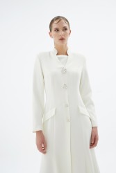 HEMERA EKRU ELBİSE - Thumbnail