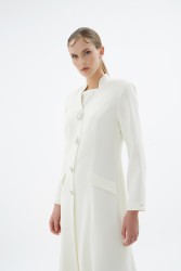 HEMERA EKRU ELBİSE - Thumbnail