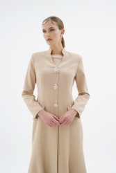 HEMERA BEJ ELBİSE - Thumbnail