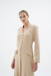 HEMERA BEJ ELBİSE - Thumbnail