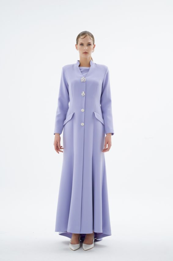  - HEMERA LİLA ELBİSE