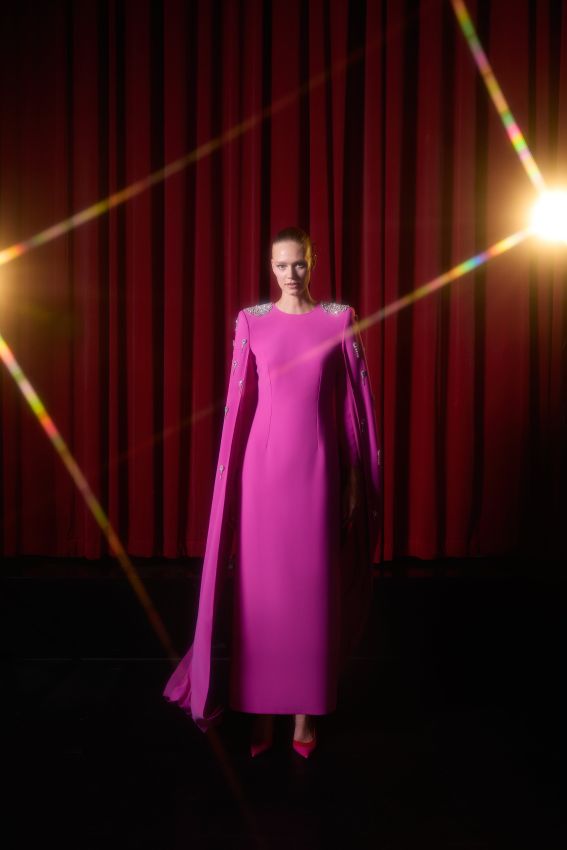 Senna - INFINITY ELBİSE FUŞYA (1)