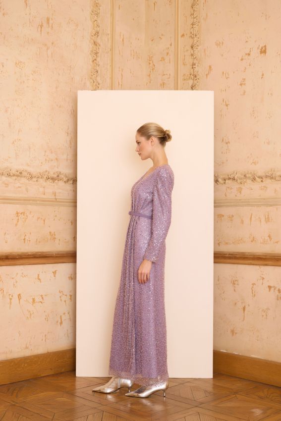 Senna - IRENE ELBİSE MOR (1)