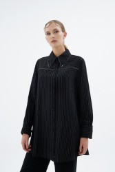 IVORY SİYAH GÖMLEK - Thumbnail