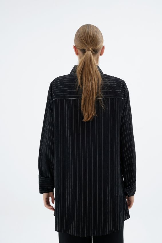 IVORY SİYAH GÖMLEK