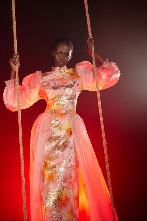 Senna - JERYNICOLA DRESS TURUNCU (1)