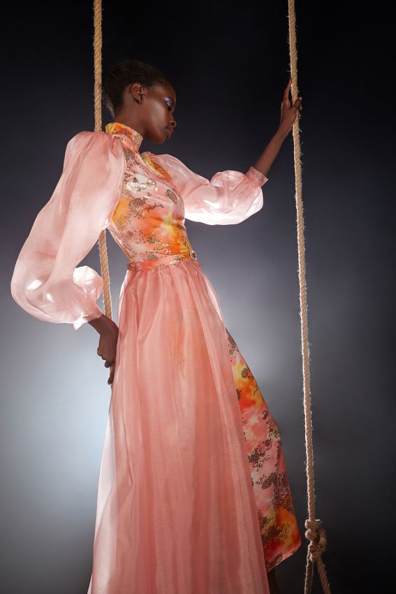 JERYNICOLA DRESS TURUNCU