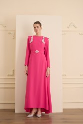 JEWEL ELBİSE FUŞYA - Thumbnail