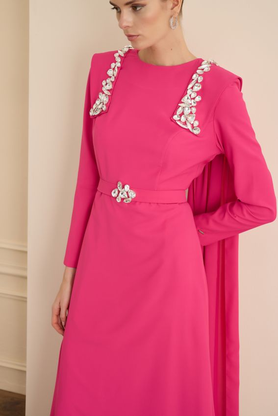 JEWEL ELBİSE FUŞYA