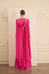 JEWEL ELBİSE FUŞYA - Thumbnail