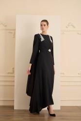 JEWEL ELBİSE SİYAH - Thumbnail