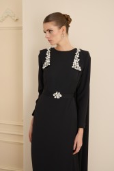 JEWEL ELBİSE SİYAH - Thumbnail