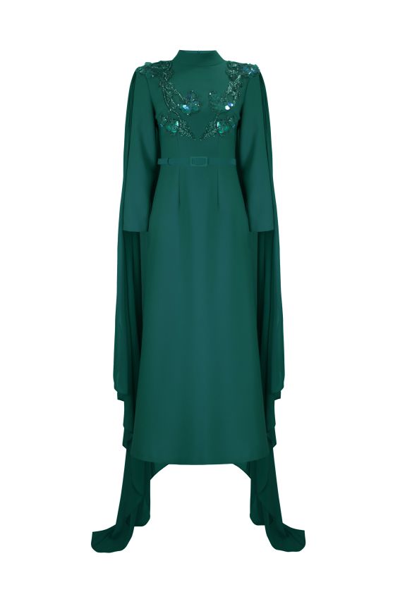 Senna - JULIA DRESS ZÜMRÜT