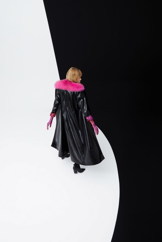 Senna - KAITLIN COAT FUŞYA (1)