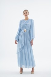 KELLY ELBİSE MAVİ - Thumbnail