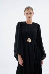 KELLY ELBİSE SİYAH - Thumbnail