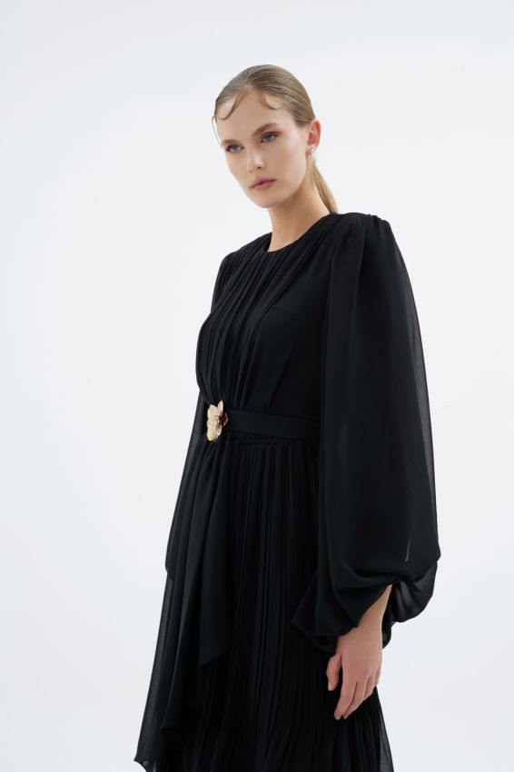 KELLY ELBİSE SİYAH