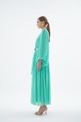 KELLY ELBİSE YEŞİL - Thumbnail