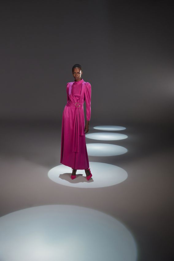 Senna - KENDRA DRESS FUŞYA