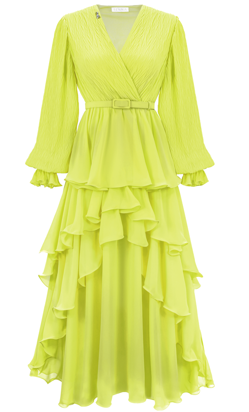 Senna - LAMER DRESS MİMOZA