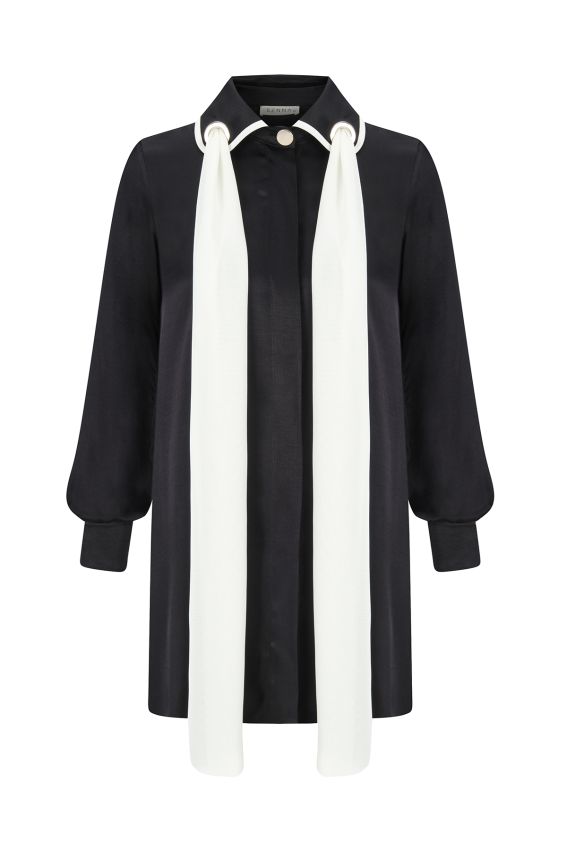 Senna - LEILA SİYAH GÖMLEK