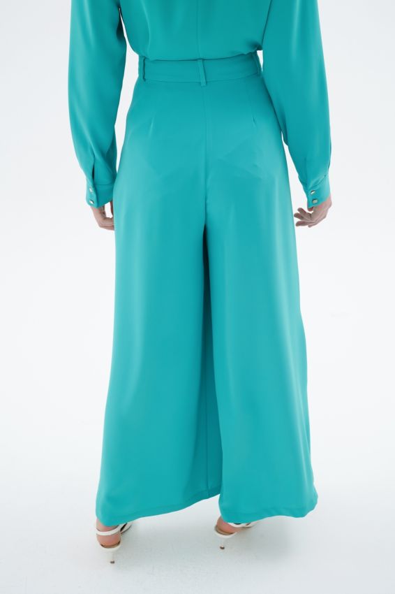  - LENORA TURKUAZ PANTOLON (1)