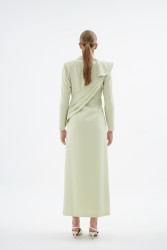 LIANA ELBİSE AÇIK YEŞİL - Thumbnail