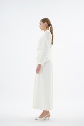 LIANA ELBİSE EKRU - Thumbnail