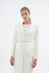 LIANA ELBİSE EKRU - Thumbnail