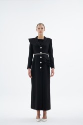 LIANA ELBİSE SİYAH - Thumbnail