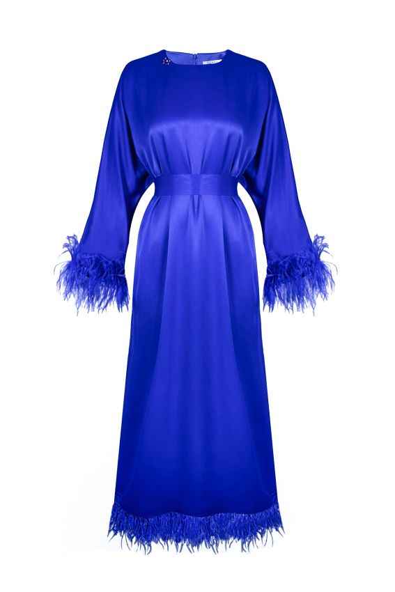 Senna - LİLİBETH SAKS ELBİSE