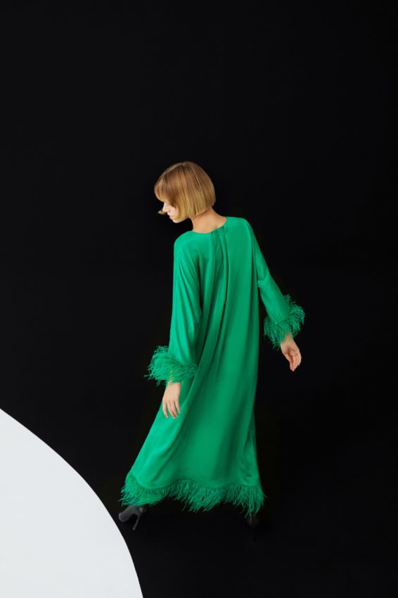 LİLİBETH YEŞİL ELBİSE