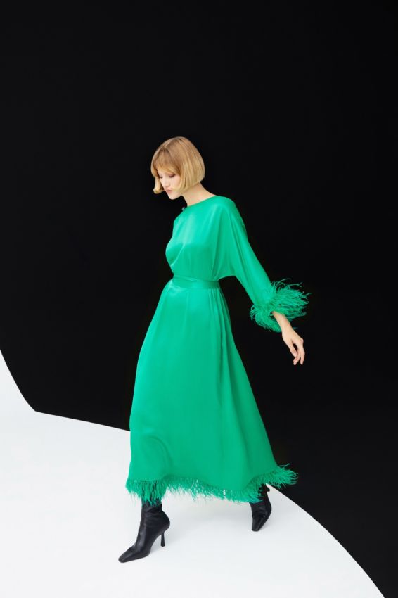 LİLİBETH YEŞİL ELBİSE