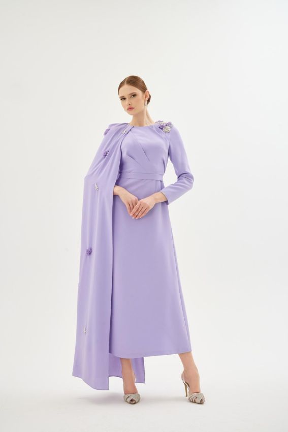  - LILIOWY LİLA ELBİSE