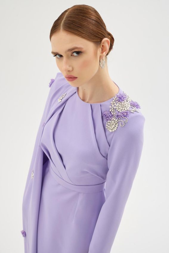 LILIOWY LİLA ELBİSE