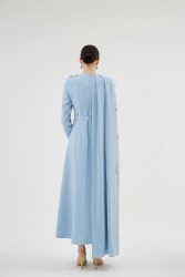LILIOWY MAVİ ELBİSE - Thumbnail