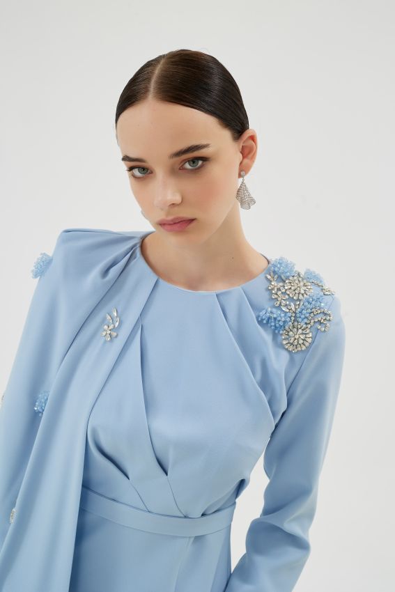 LILIOWY MAVİ ELBİSE