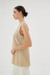 LINA BLUZ BEJ - Thumbnail