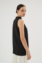 LINA BLUZ SİYAH - Thumbnail