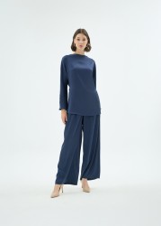 LISA BLUZ LACİVERT - Thumbnail