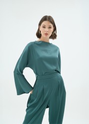 LISA BLUZ ZÜMRÜT - Thumbnail