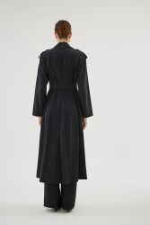 LIVIA SİYAH TRENÇ - Thumbnail