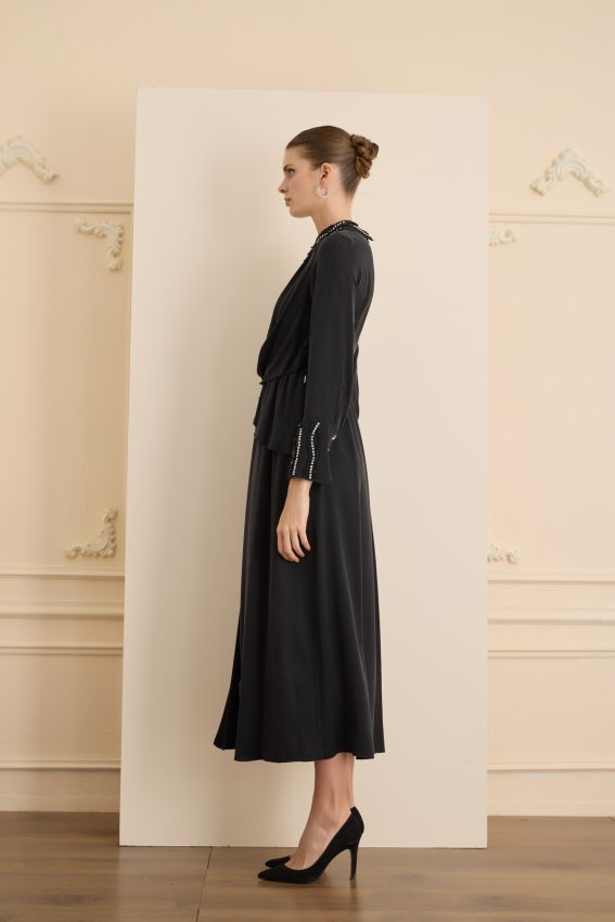 LUMIERE ELBİSE SİYAH