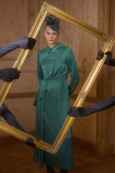 LUMIERE ELBİSE ZÜMRÜT - Thumbnail